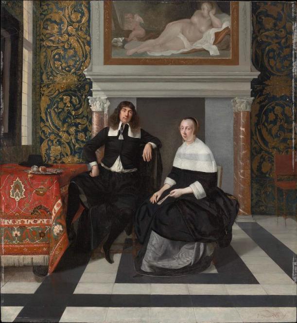 Primary image for Portrait of a Man and Woman in an Interior