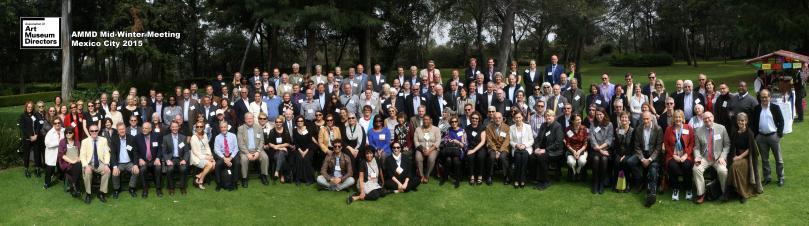 Group photo from the 2015 AAMD Mid-Winter Meeting in Mexico City